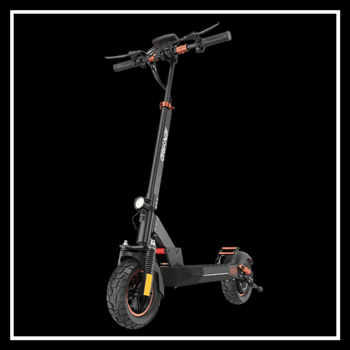 iENYRID M4 PRO S+ MAX electric scooter with 800W motor and durable 10" off-road tires.