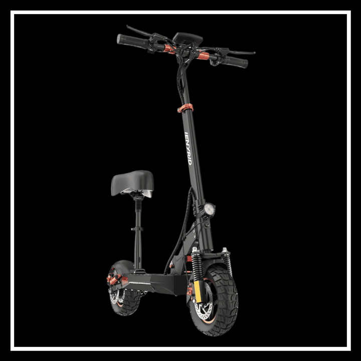 iENYRID M4 PRO S+ MAX electric scooter with off-road tires and sturdy design.