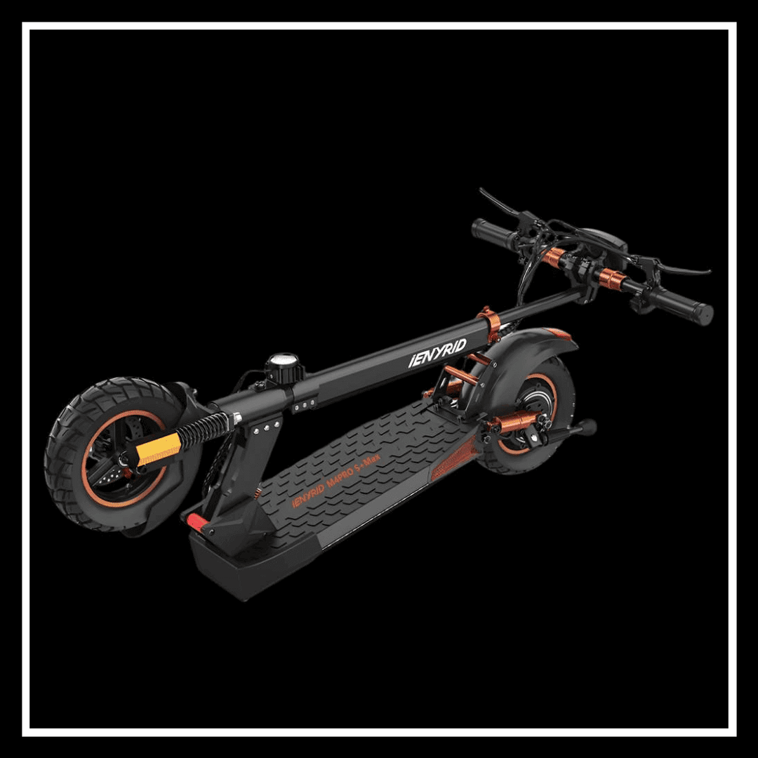 iENYRID M4 PRO S+ MAX electric scooter with off-road tires and robust design.
