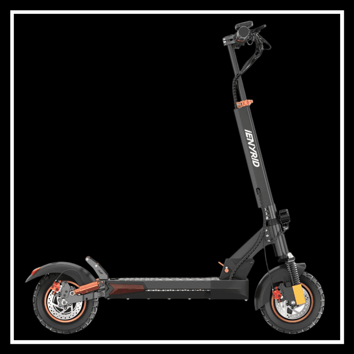 iENYRID M4 PRO S+ electric scooter showcasing its sleek design and all-terrain capabilities.