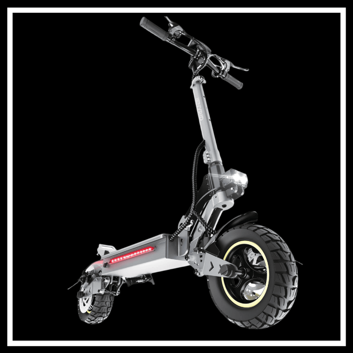 iENYRID S1 electric scooter showcasing robust design and off-road tires, perfect for speed and convenience.