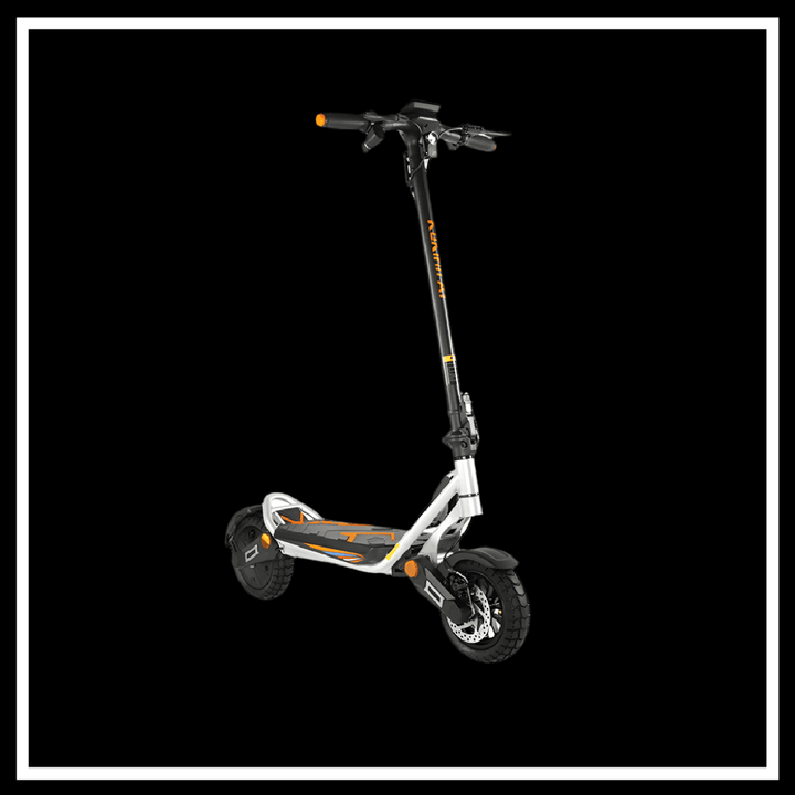 🇮🇪🇪🇺 KUKIRIN A1 electric scooter with 800W motor and dual suspension, perfect for urban commuting.