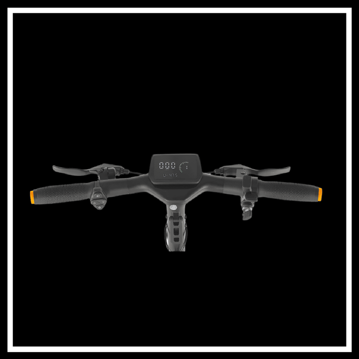 🇮🇪🇪🇺 KUKIRIN A1 handlebars with LCD display and controls for a smooth riding experience.