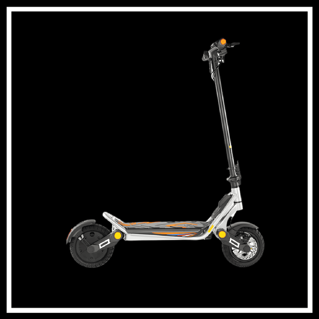 🇮🇪🇪🇺 KUKIRIN A1 electric scooter side view showcasing design and features.