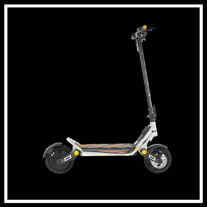 🇮🇪🇪🇺 KUKIRIN A1 electric scooter side view showcasing design and features.