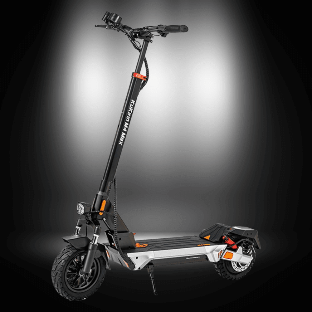 🇮🇪🇪🇺 KUKIRIN M4 MAX electric scooter featuring a 500 W motor and dual 10" tires for a smooth ride.