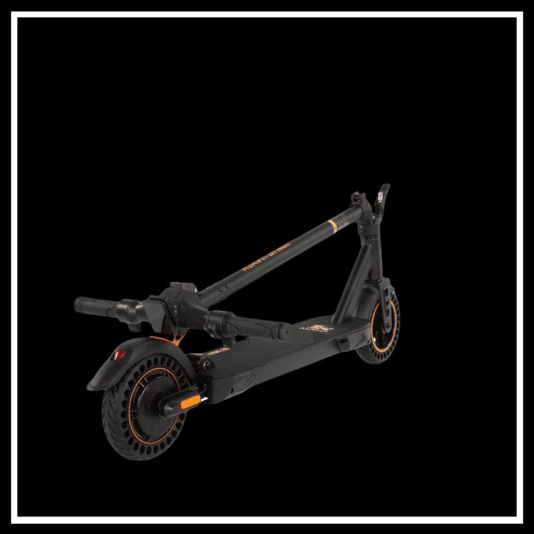 KUKIRIN S1 MAX electric scooter with a foldable design and stylish black finish.