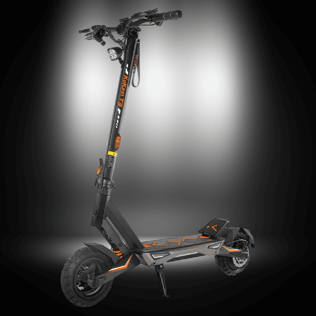 🇮🇪🇪🇺 KUKIRIN T3 ELECTRIC SCOOTER showcased in a sleek studio setting with modern design.
