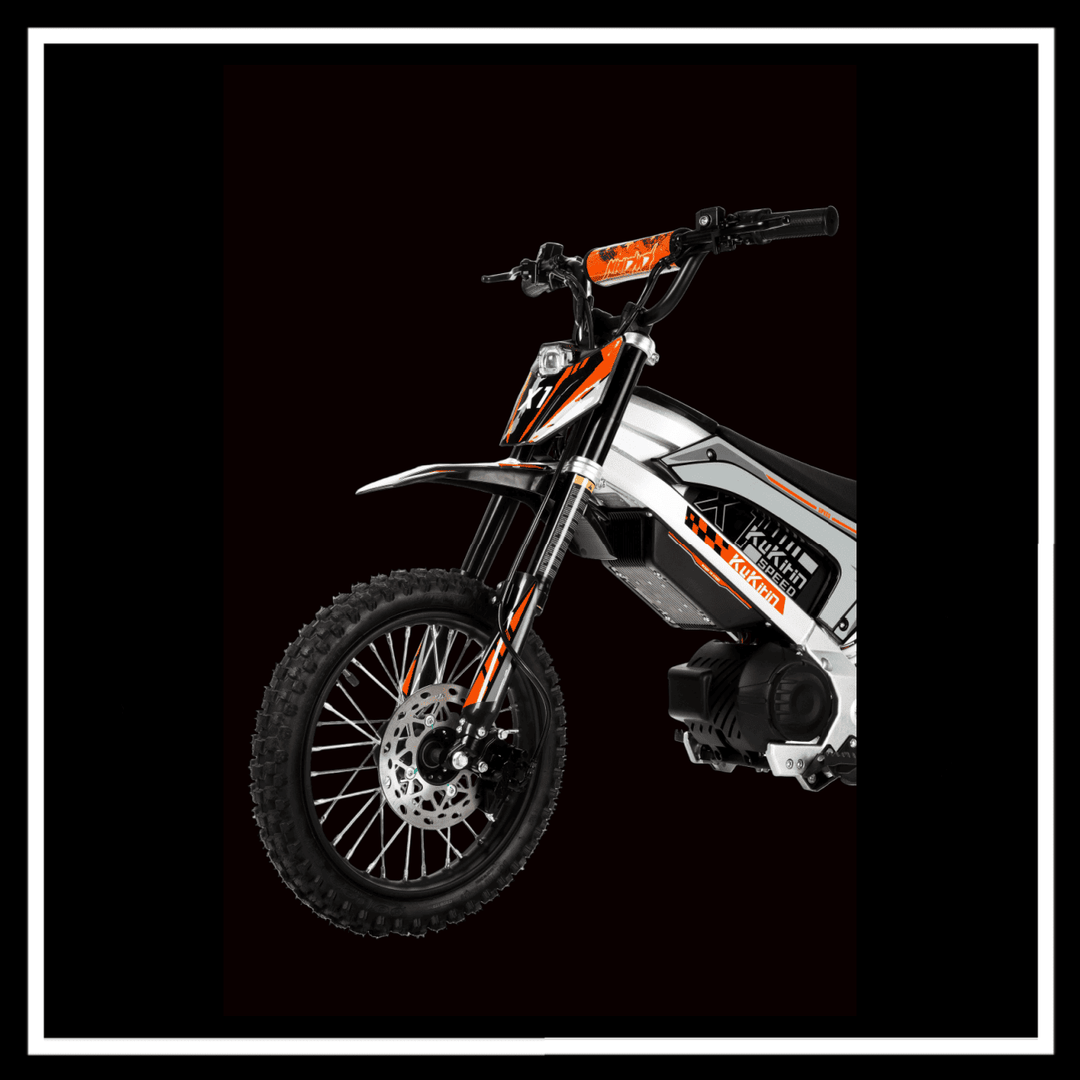 KUKIRIN X1 ELECTRIC DIRT BIKE showcasing high-performance features and off-road styling.