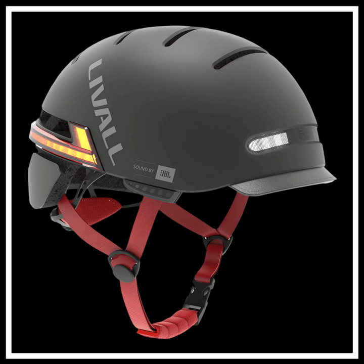 BH51M NEO URBAN smart urban bike helmet featuring Bluetooth connectivity and JBL sound system.