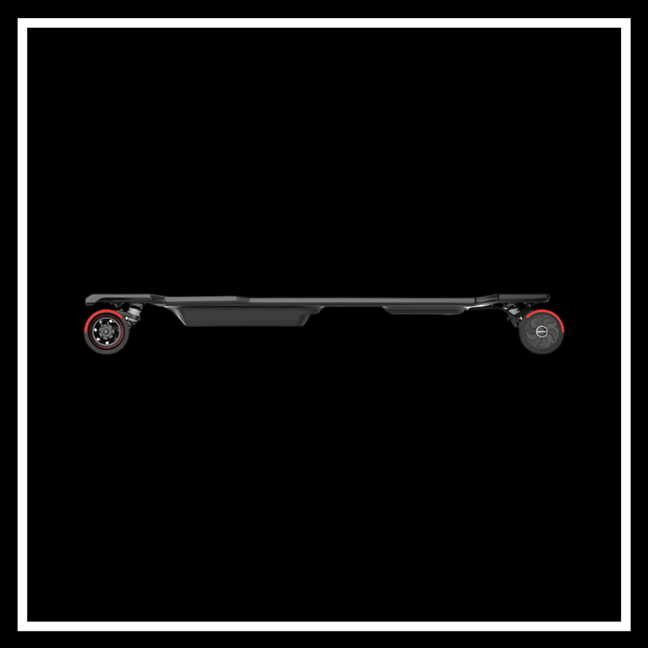 MAXFIND FF PRO electric skateboard showcasing its streamlined design and durable wheels.