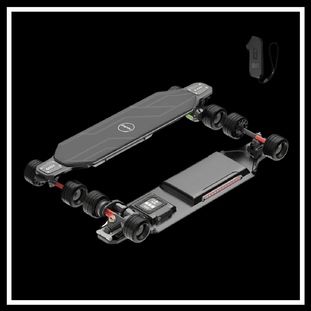 🇮🇪🇪🇺🇺🇸 MAXFIND MAX6 electric skateboard with dual motors and EABS energy recovery feature.