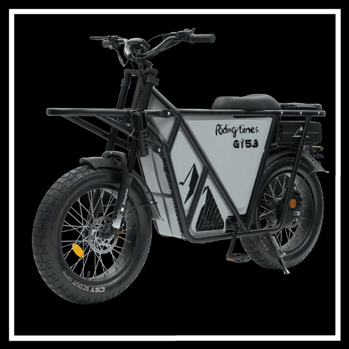 GT53 2000W CARGO RIDING' TIMES E-BIKE showcasing its powerful design and sturdy build.