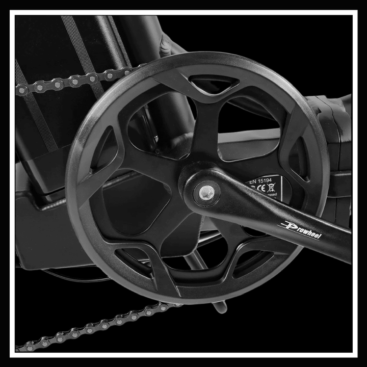 Close-up of the pedal and chain on the 🇮🇪🇪🇺🇬🇧🇺🇸 SAMEBIKE C05 PRO electric bike, showcasing its robust design.