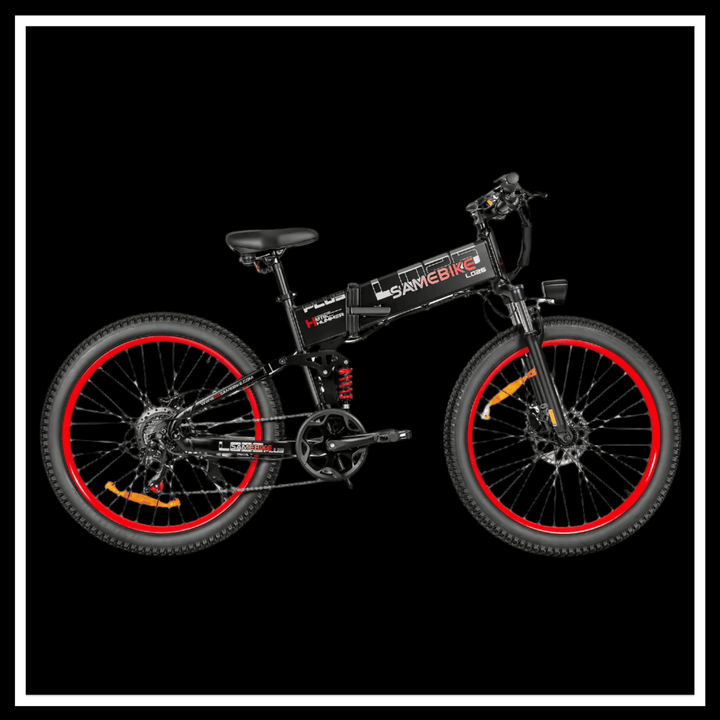 🇮🇪🇪🇺🇬🇧 SAMEBIKE LO26 PLUS 1000W Folding Electric Bike with rugged tires and dual disc brakes.