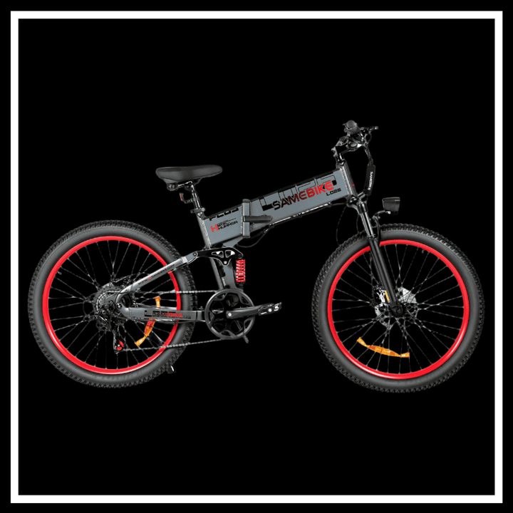 🇮🇪🇪🇺🇬🇧 SAMEBIKE LO26 PLUS 1000W Folding Electric Bike with rugged tires and adjustable suspension.