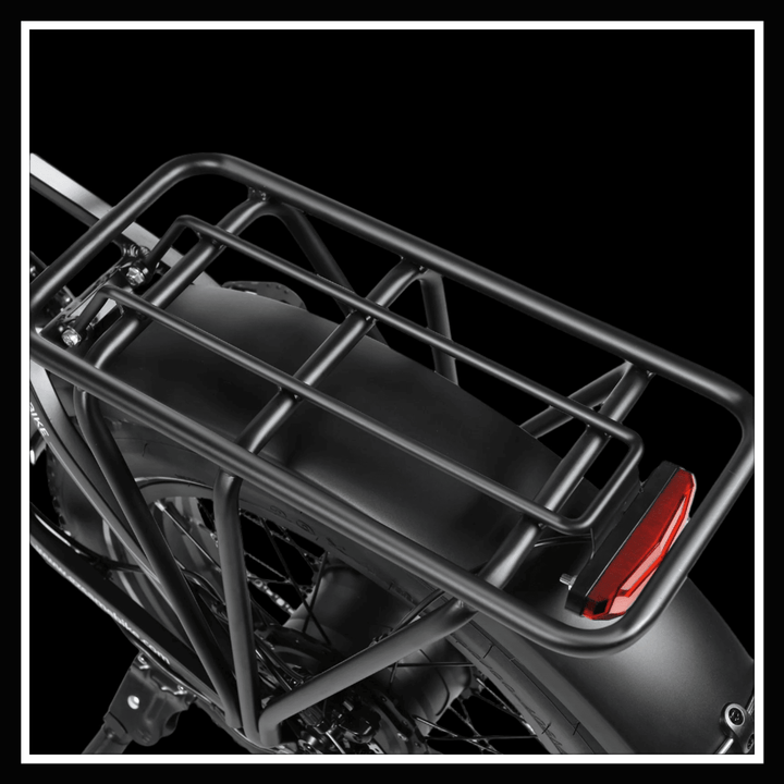 SAMEBIKE LOTDM200 II rear rack designed for durability and stability for urban commuting.