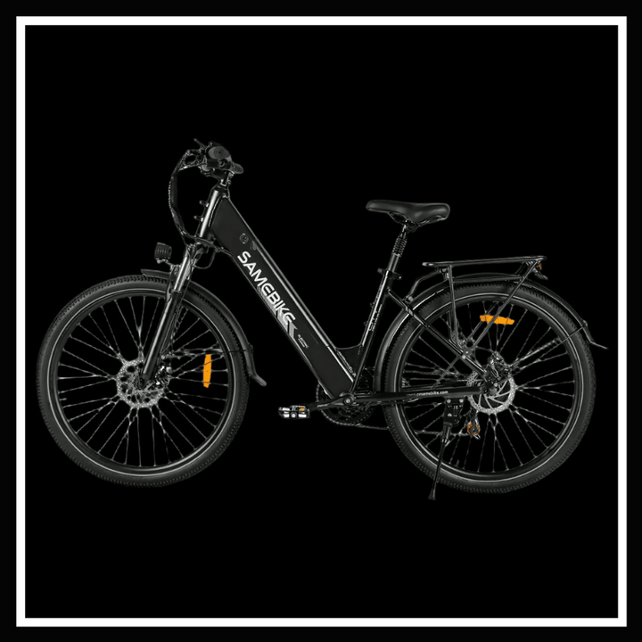 SAMEBIKE RS-A01 PRO electric bicycle with sleek design, ideal for city commuting and weekend adventures.