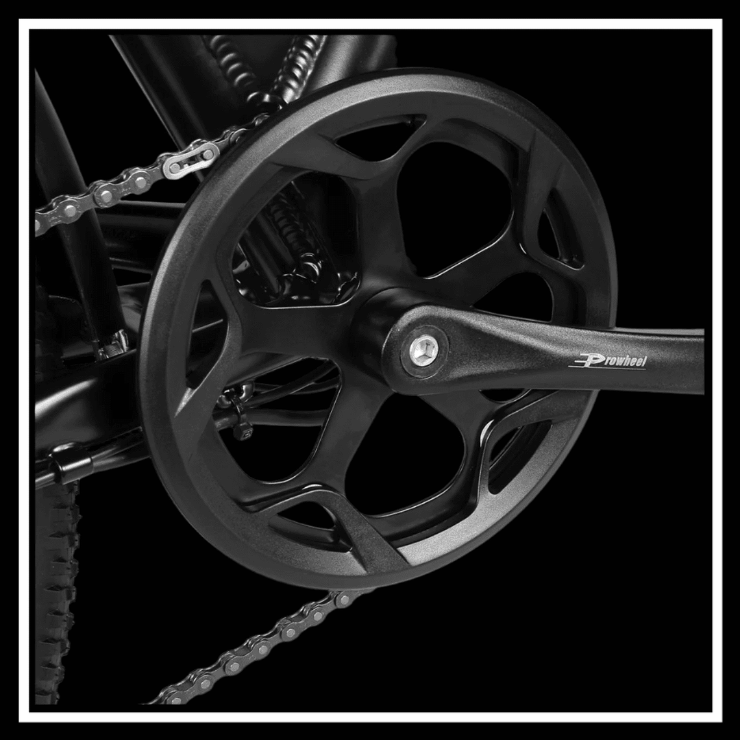 SAMEBIKE RS-A01 PRO electric bicycle crankset showcasing modern design and advanced features.