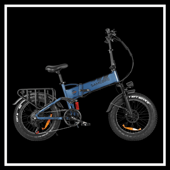 SAMEBIKE RS-A02 PRO fat tire off-road e-bike with premium suspension and 250W motor.
