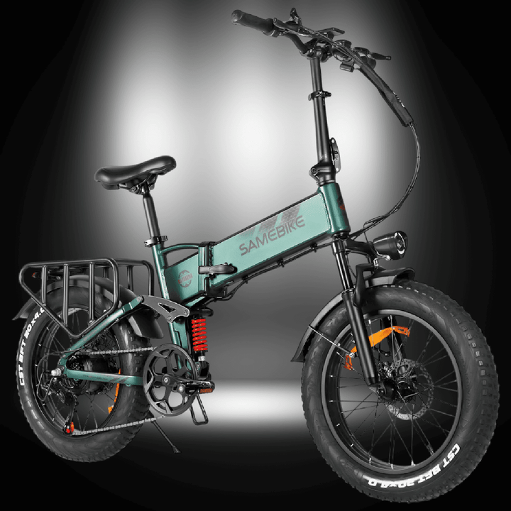 SAMEBIKE RS-A02 PRO Fat Tire Off-Road E-Bike with 250W motor and 26-inch tires.