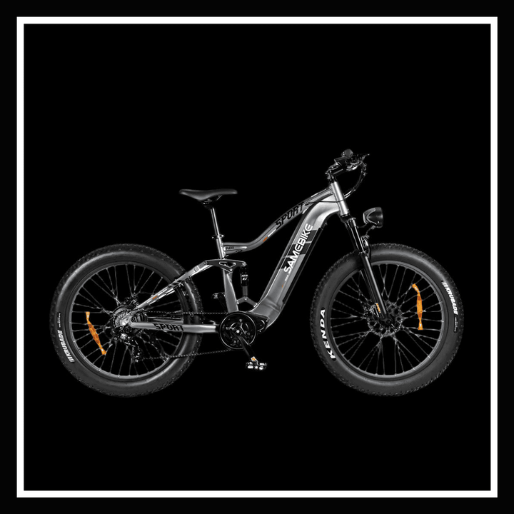 alt_tag: SAMEBIKE RSA08-II electric mountain bike with large tires and a sleek design, perfect for off-road adventures.