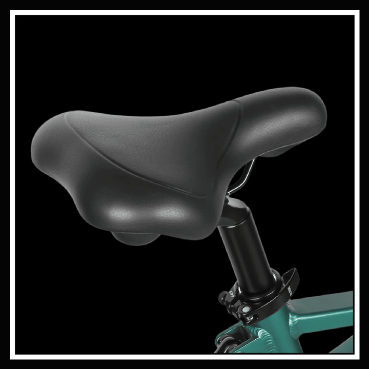 SAMEBIKE XWLX09 II electric bike seat showing ergonomic design for comfortable riding experience.