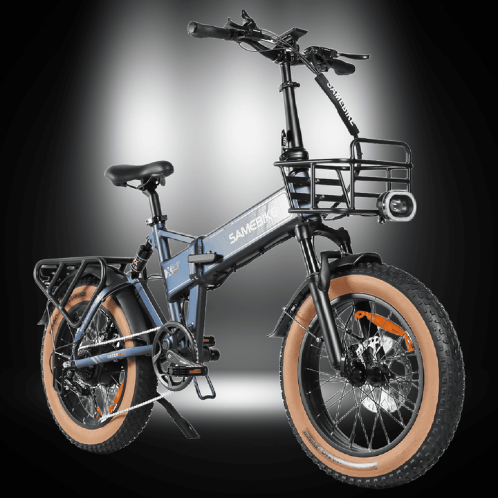 🇮🇪🇪🇺🇬🇧 SAMEBIKE XWLX09 II electric bike with foldable design and wide tires.