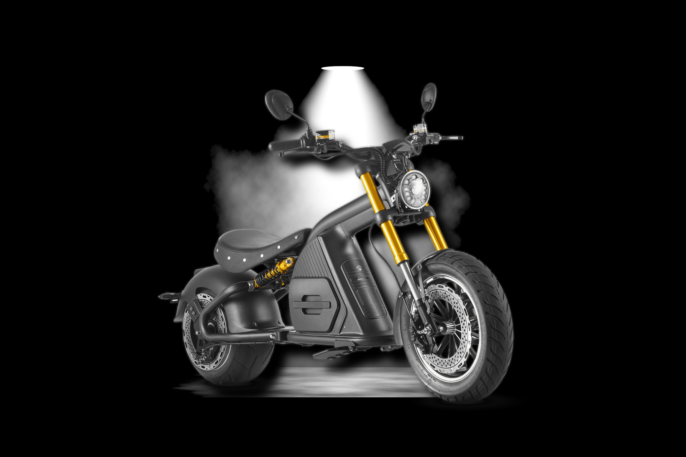 Ampride Chopper Pro Ebike 3000W 60V 30Ah Hydraulic Brake Long Range  Electric Bike Motorcycle Legal