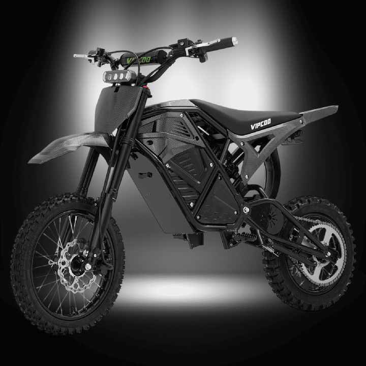 VIPCOO H3 3500W E-DIRT BIKE showcasing off-road performance and rugged design.