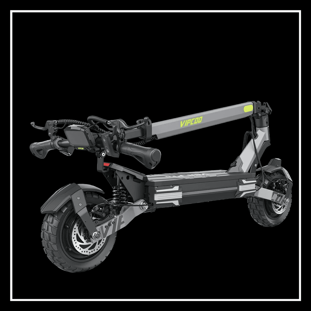 VS6 PRO ELECTRIC SCOOTER VIPCOO folded design showcasing quality and portability