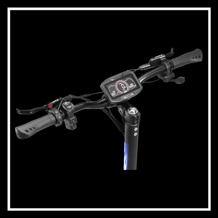 YUME HAWK electric scooter handlebar with display and controls for a high-performance ride.