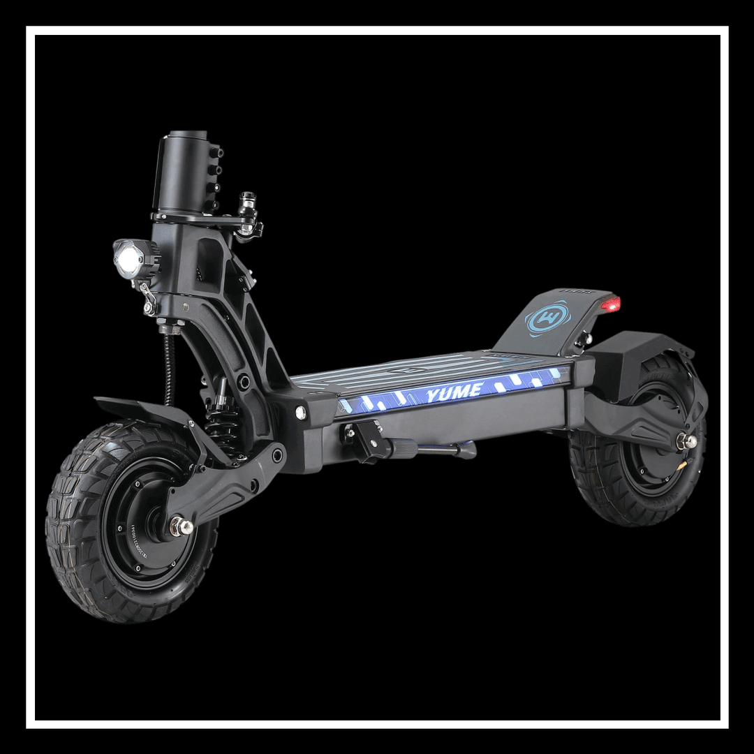 YUME Hawk Pro electric scooter showcasing its high-performance design and sturdy build.