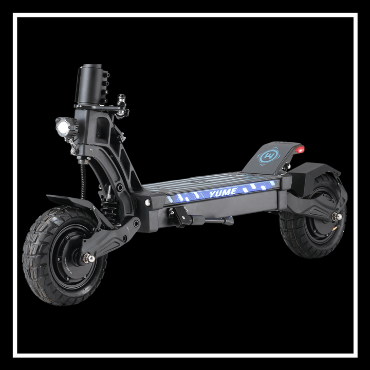 YUME Hawk Pro electric scooter showcasing its high-performance design and sturdy build.
