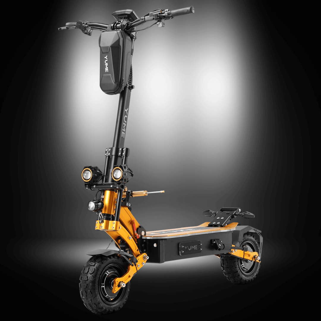 YUME X11+ electric scooter with powerful build, designed for high-speed urban and off-road riding.