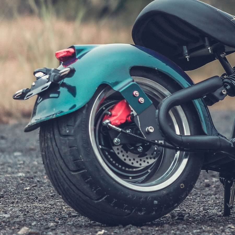 EAHORA M1P PLUS electric motorcycle rear wheel and brake system