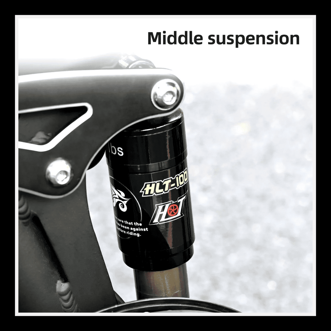 ENGWE Engine X Electric Bike middle suspension component for enhanced stability and comfort.