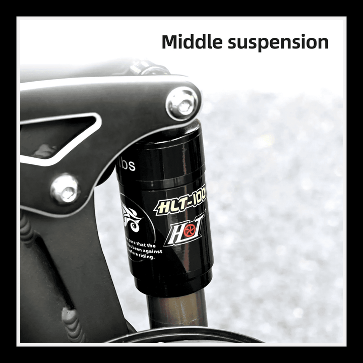 ENGWE Engine X Electric Bike middle suspension component for enhanced stability and comfort.