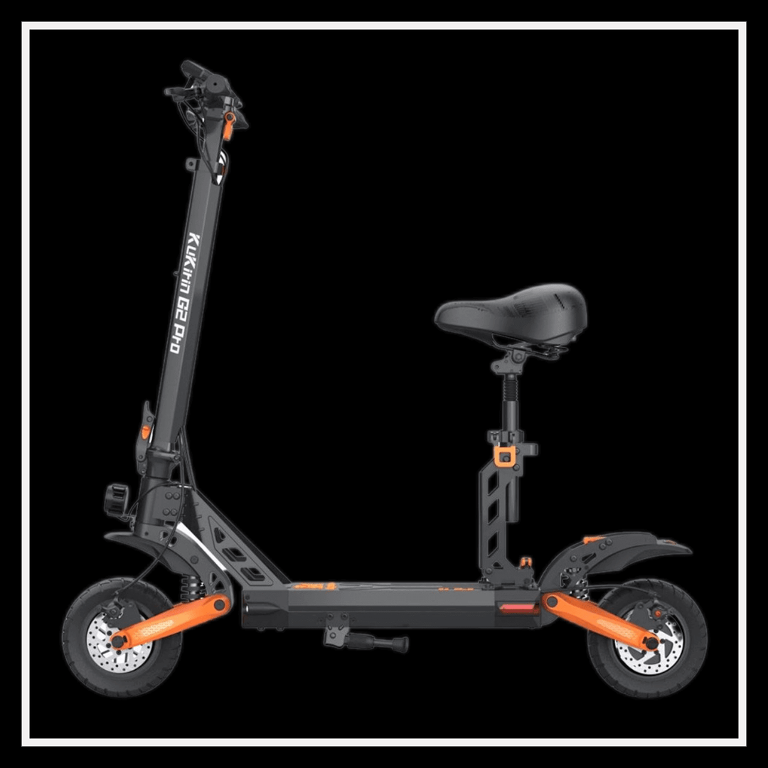 KUKIRIN G2 Pro electric scooter side view showcasing the design and features of this urban commuter scooter.