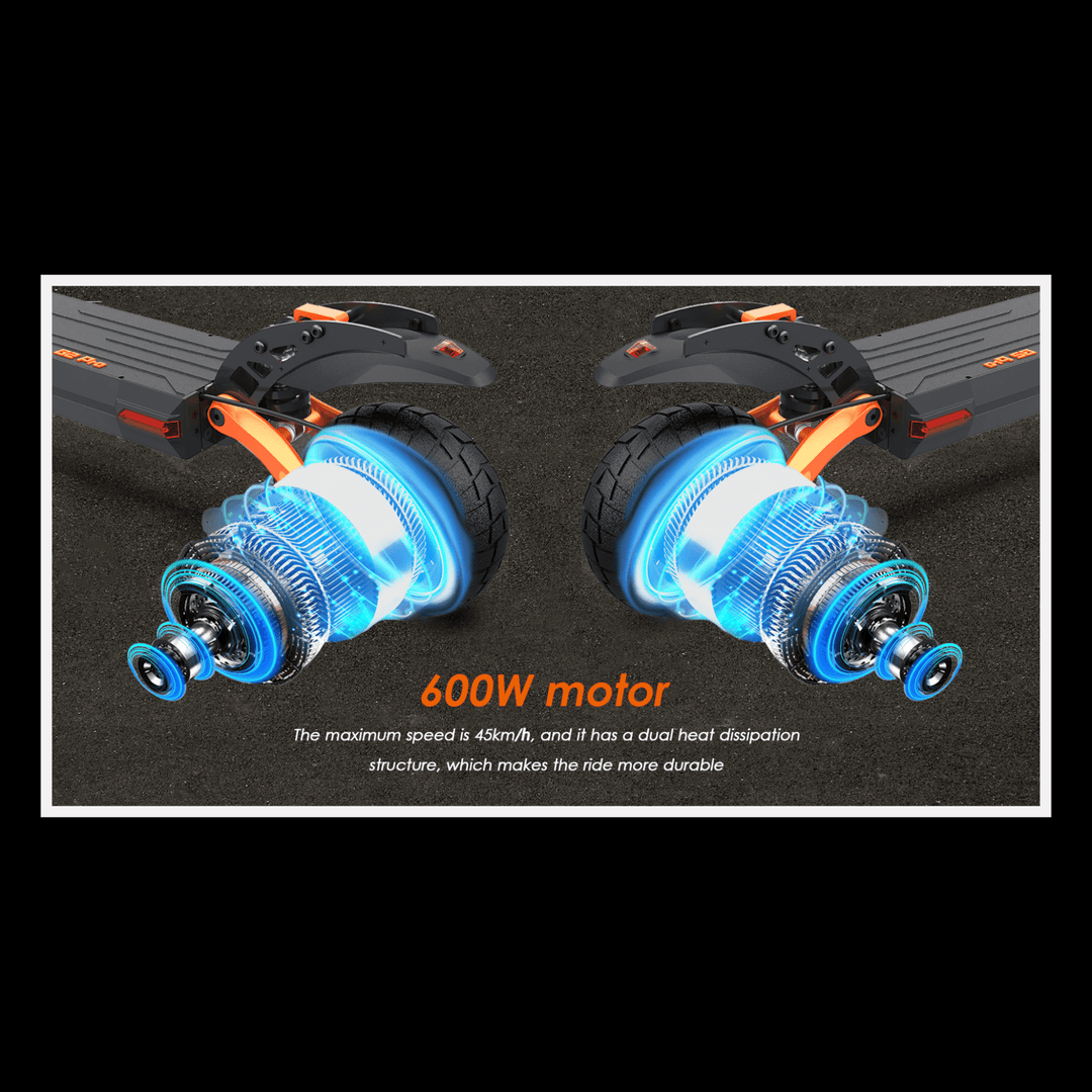 KUKIRIN G2 Pro electric scooter featuring a powerful 600W motor for enhanced performance and durability.