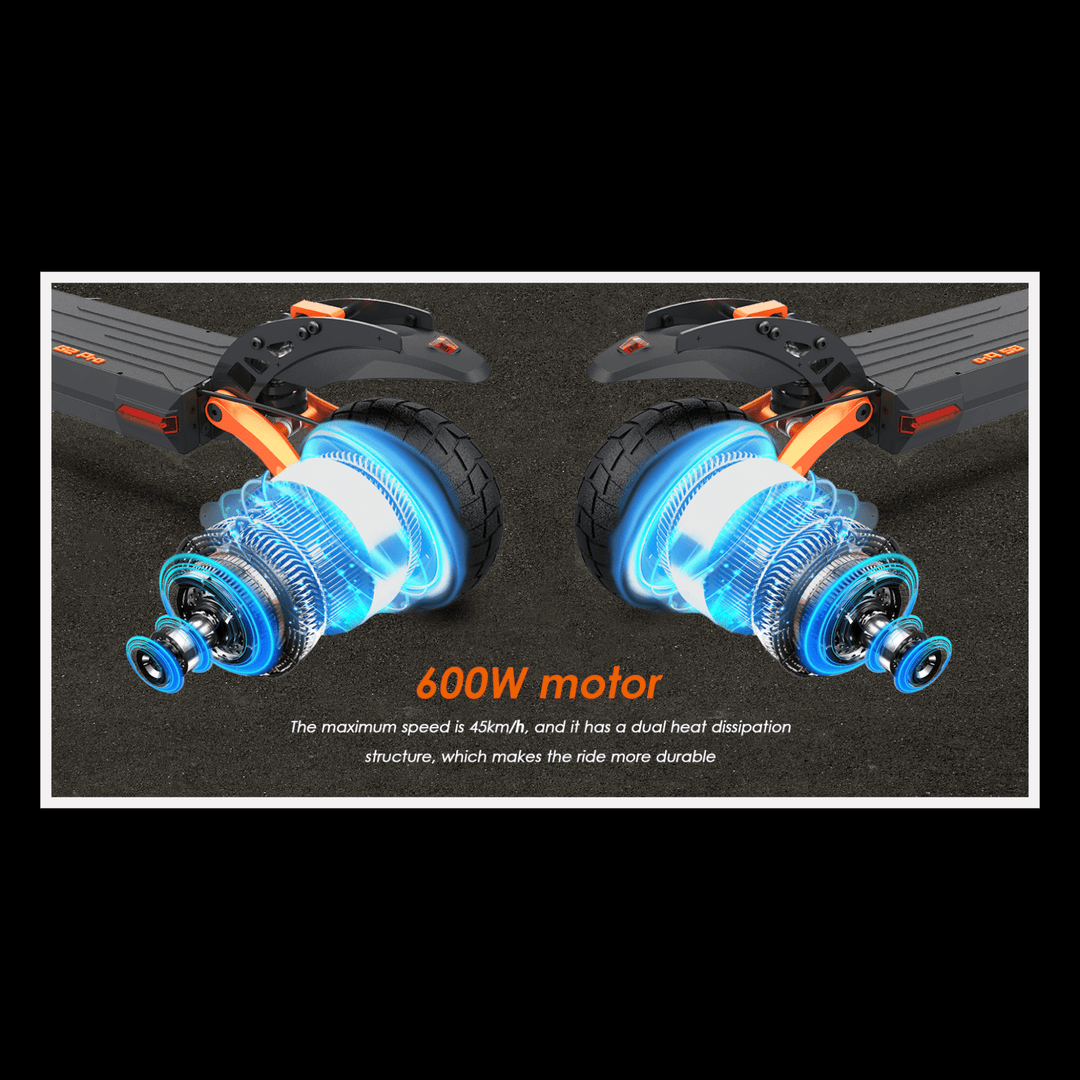 KUKIRIN G2 Pro electric scooter featuring a powerful 600W motor for enhanced performance and durability.