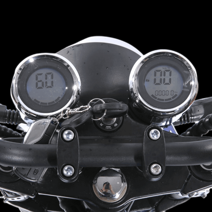 M1P electric chopper motorcycle speedometer and control panel display