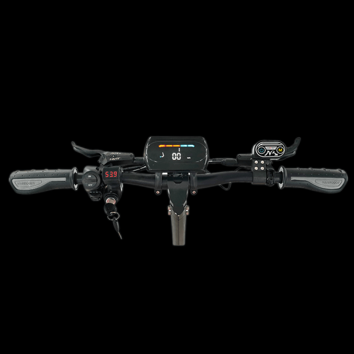 Nanrobot D6+ electric scooter handlebars with display and controls