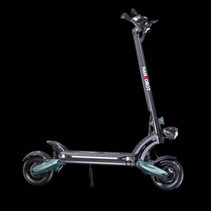Nanrobot D6+ electric scooter with dual-motor drive and stylish design, showcasing its modern features and build quality.