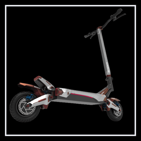 NANROBOT N6 electric scooter showcasing its sleek design and dual motor capabilities.