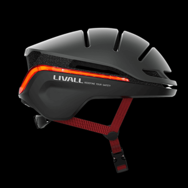 smart bike helmet EVO21 - advanced safety helmet for urban commuting with aerodynamic design.